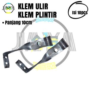 Klem Ulir Isi 10pcs Isolator Kabel Penangkal Anti Petir Grounding Rod Clamp Rod Grounding Clam Ground Rod Clem Tebal