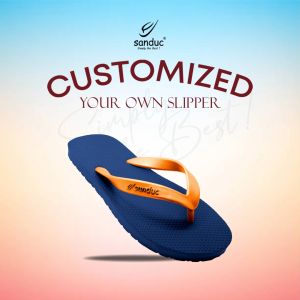 Sanduc Getah SR Lelaki Mix & Match Selipar Navy Blue Warna Biru Navy 8 Warna