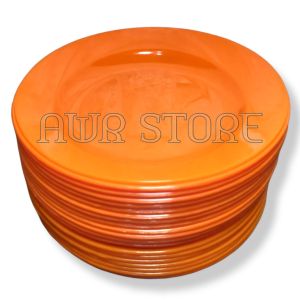 AWR STORE - TURUN HARGA 12PCS PIRING MAKAN CANTIK MULTI WARNA DIAMETER 22CM - PIRING MAKAN TERBARU DAN PALING MURAH