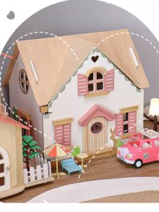 Princess Wooden Dollhouse