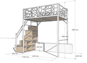 Small Apartment Hack Window Sill Loft Bed Maximize Window Space Use Ceiling Height Use Elongated Height Extra Living Area No Wasted Space Singapore Apartment Custom Loft Bed Idea