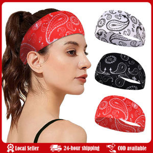 Boho Floral Wide Headbands Vintage Knot Elastic Turban Headwrap for Women Girls Cotton Bandana Headbands Hair Accessories Super Wide Tie Dye Womens Bandana Headband Hair Bands Woman Turban Hair Accessories Head Tie Sweatband Hippie Boho Style Chic