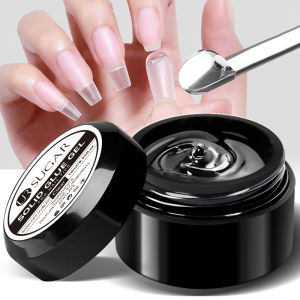UR SUGAR 10ml Clear Solid Nail Tips Gel Long Lasting Strong Adhesive Soak Off UV Building Gel For Nails Manicure DIY Design