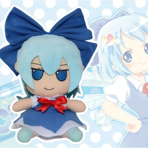 20cm Touhou Project Lovely Plush In Stock fumo×fumo TouHou Project Cirno(ICECRYSTAL) Kawaii Gift Kid Birthday Xmas Gifts Home De