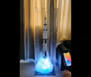 [PRE-ORDER] Display Case Box 92176 ( 21309 ) NASA Apollo Saturn V (Only display case box No blocks Model)