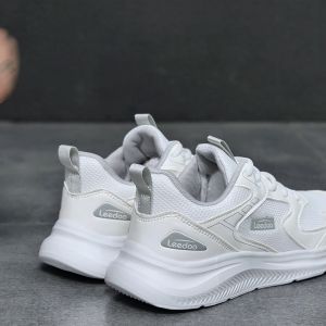 Leedoo Sepatu Sneakers Pria Casual Sepatu Kets Sekolah Fashion Shoes Jalan Cowok Hitam Putih ML701