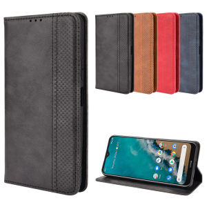 Nokia G50 Magnetic Absorption Flip Cover Case Full Edge Protection Leather Shell for 5G Lens Business Style Retro Fashion