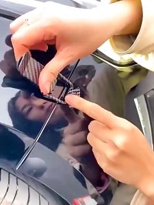 XYKJ 2PCS Klip Bumper Mobil Carbon: Aksesoris Eksterior Mobil