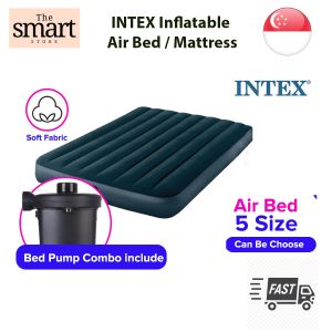 INTEX Inflatable Airbed/Mattress for Single or Double Foldable [SG SELLER]