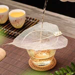 Leaves Tea Filter Tea Funnel Tea Making Creative Japanese Tilia Europaea Stainless Steel Handy Gadget Tea Strainer Copper Tea Separator