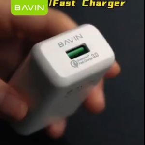 BAVIN PC275 Qualcomm3.0 Universal Fast Wall Charger 3x Safer Small & Portable Fast Charging Adapter