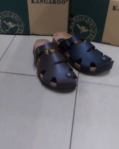 ( KANGAROO ) ORIGINAL / MENS GENUINE LEATHER / CASUAL SANDAL