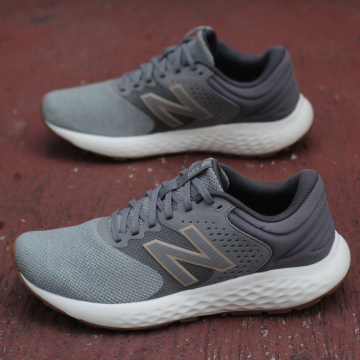 sepatu sport lari fitnes workout new balance 520 grey men running