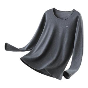 Miiow | Mens Thermal Underwear Set Thickened Fleece Silk Winter Heating Cold Proof Long Sleeve Pants Long Pants Simple Style Polyester Fiber