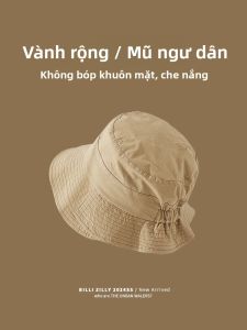 BILLI ZILLY | Mũ Nón Bèo Nhẹ Cotton Có Thể Gấp