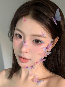 Bridal Stage Makeup Face Decorations Butterfly Stickers Tulle Eye Makeup Rhinestones Childrens Face Paints Cosmetic Tools