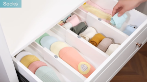 ดีลเด็ดชิ้นละ ส่งฟรีแผ่นกั้นแบ่งช่องลิ้นชัก แผ่นจัดระเบียบลิ้นชัก แบ่งช่อง แผ่นกั้นลิ้นชัก ที่แบ่งช่อง จัดระเบียบลิ้นชัก กั้นช่องลิ้นชัก แพ็ค4ชิ้นประกอบง่าย ไม่ต้องเจาะรู จัดเก็บได้สะดวก เรียบร้อย