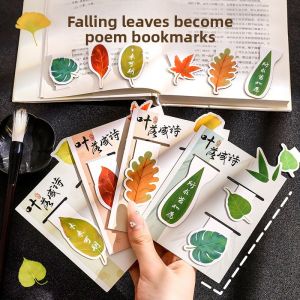 Gimue | Student Inspirational Bookmarks with Magnetic Leaves