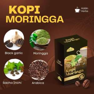 KOPI MORINGA SACHA INCHI ORIGINAL ADDIN HERBS | 3 SERANGKAI | AD-DIN HERBS