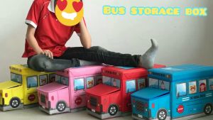 Kotak Tempat Penyimpanan Mainan Storage Box Bus - missbejogrosir