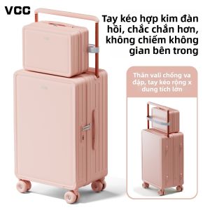 VCC | Vali 20 Inch Dung Lượng Lớn Tay Xách Rộng Thời Trang