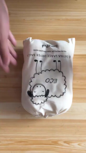 6PCS/Bag 6cm Wool Dryer Ball Eco-friendly Reusable Organic Sustainable Biodegradable Dryer Balls