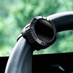 Aitemay Car Steering Wheel Spinner Knob Booster Ball Precision Steel Ball Bearing Smooth Rotation Universal Power Handle Effortless Helper Auto Accessories Black Non-slip Grip