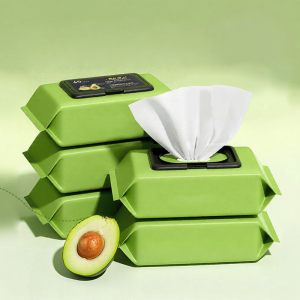 JIUQI | Avocado Makeup Remover Wipes Eye Lip Face 3-in-1