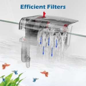 10W Aquarium Fish Tank Filter 3 in 1 Water Purification Circulation Pump Small Pump Silent Aeration Fish Tank Cleaning Tools