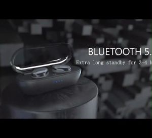 TWS headset bluetooth full bass original Nirkabel Earphone Bluetooth 5.0 Earbud Tahan Air dengan Mikrofon Panggilan Telepon Tahan Air Layar Airdot Airpod untuk iphone XIAOMi Samsung HUAWEI vivo