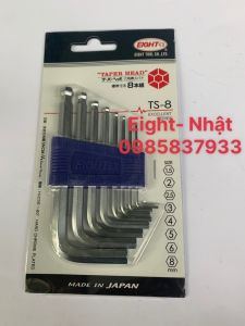 [Freeship + quà tặng 19k] Bộ lục giác ngắn TS-8 Eight Nhật tại Máy cầm tay NTT bảo hành dài hạn vặn ốc chìm tuổi thọ cao