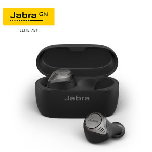 【Loacl Seller】Jabra Elite 75T In-Ear Headphones Built-in Microphone Wireless Bluetooth Earbuds for IOS/Android/Ipad Waterproof Sports Headphones Stereo Subwoofer Noise Canceling Earplugs