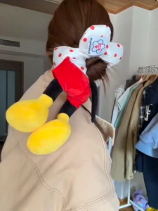 ยางรัดผมลายการ์ตูน ยางรัดผมทรงโดนัด ยางรัดผมลายดอกไม้ ยางรัดผมที่มีการ์ตูนห้อยสุดแสนจะน่ารัก