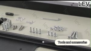 Floor Standing TV Stand for 32-65 Inch Adjustable Height Heavy Duty Freestanding TV Rack Stand Can Hidden Universal TV Mount with Bracket