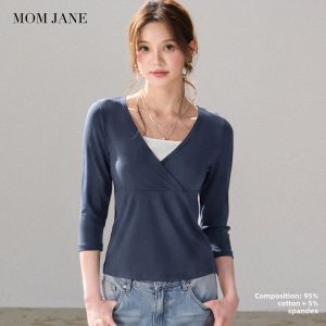 Mom Jane | Milk Feeding Friendly Maternity Shirt For Outings 2 In 1 Design
