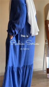 SAWVA | RABIA Casual Long Dress Daily ROYAL BLUE