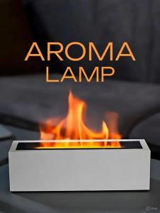 Wireless Humidifier for Car & Household Flame Light Aroma Machine 150 ml Type-C 7-Color Night Light