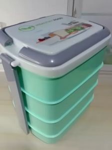 RANTANG NASI DAN LAUK /RANTANG SUSUN SATU/COOKED RICE CONTAINER/THE BEST QUALTY PLASTIC WARE/COD-BAYAR DITEMPAT