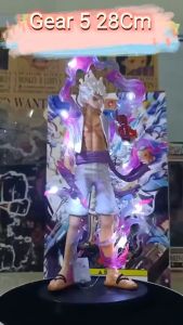 Mô hình Luffy Gear 5 trạng thái Nika siêu mạnh Cao 28cm bản có vũ khí cầm tay - ASL Shop Mô hình One Piece Figure One Piece anime