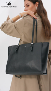 David Jones Paris Sophie 2025/2026 Autumn Winter Women PU Leather Female Soft and Supple Totes bag Shoulder Bag