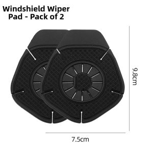 Silicone Wiper Hole Cover for Car with Car Emblem Design Dustproof Leaf Blocker Protector for Various Car Models Easy Installation