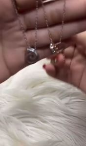 Kalung Titanium Perhiasan Harian model Ring Kalung Wanita Termurah Anti Karat Elegan nyaman di pakai sehari hari