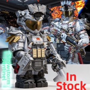 BEIDIANNI | Red-Gold Wolf Warrior Themed Building Block Figure