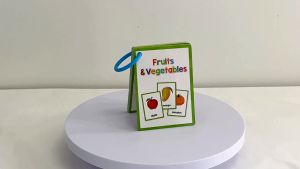 25PCS บัตรคำภาษาอังกฤษ Flashcards English Fruits Vegetable Recognize Vocabulary Building English Words Cards Learning Tool for Kids Toddler Activity Card Preschool Educational Toy แฟลชการ์ด เสริมพัฒนาการเด็ก แฟลชการ์ดคำศัพท สื่อการเรียนการสอน