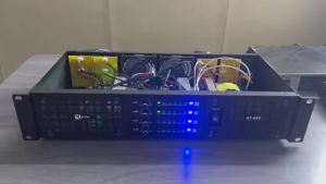 KYTAS 1200W Dual Channel Class D Digital Power Amplifier Optional 2CH/4CH Output for Home KTV Outdoor Stage Performance
