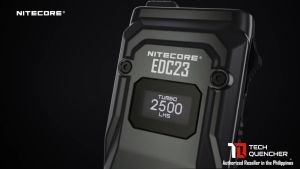 Nitecore EDC23 Flashlight - 2500 Lumens - OLED Display - Lockout Switch - USB-C Rechargeable - IP54