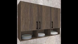 2 SETS x 3 DOOR HANGING CABINET / KITCHEN CABINET / KABINET DAPUR / MULTI-PURPOSE CABINET / BOOKCASE / WALL CABINET