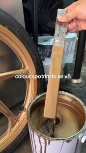 [ LC V8 SE Sport Rim Bronze 370ml ] Yamaha LC V8 High Quality Paint Touch Up DIY Cat Rim Motor