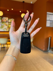 Heycase Ultra-Thin Silicone Audi Key Cover Suitable for A4/A4L/A5L/S4/Q5L High-End Full-Pack Mens Buckle Car Interior Accessories