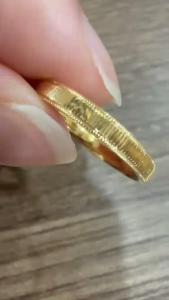 Poh Heng Jewellery 22K Shimmering Band in Yellow Gold[Price By Weight]